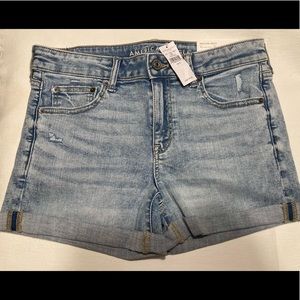 American Eagle Midi Next Level Stretch Shorts